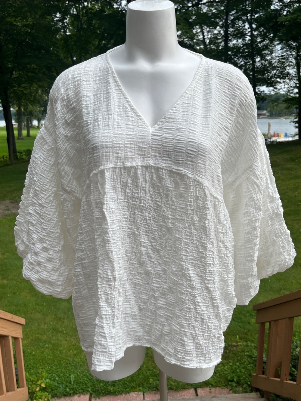 Mittoshop crinkled boho boutique resort wear M